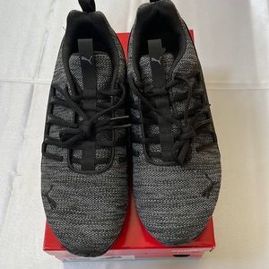 New Puma shoes, size 9, color grey with black trim